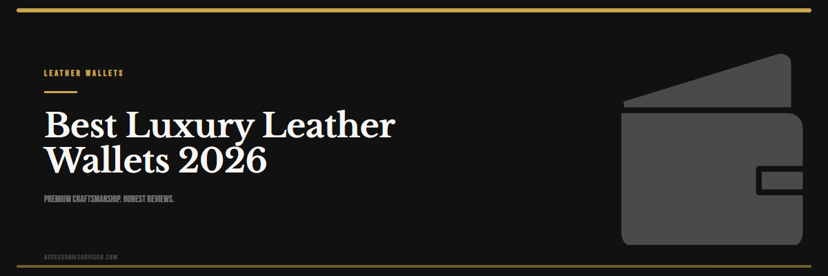 Best luxury leather wallets 2026 — AccessoriesAdviser